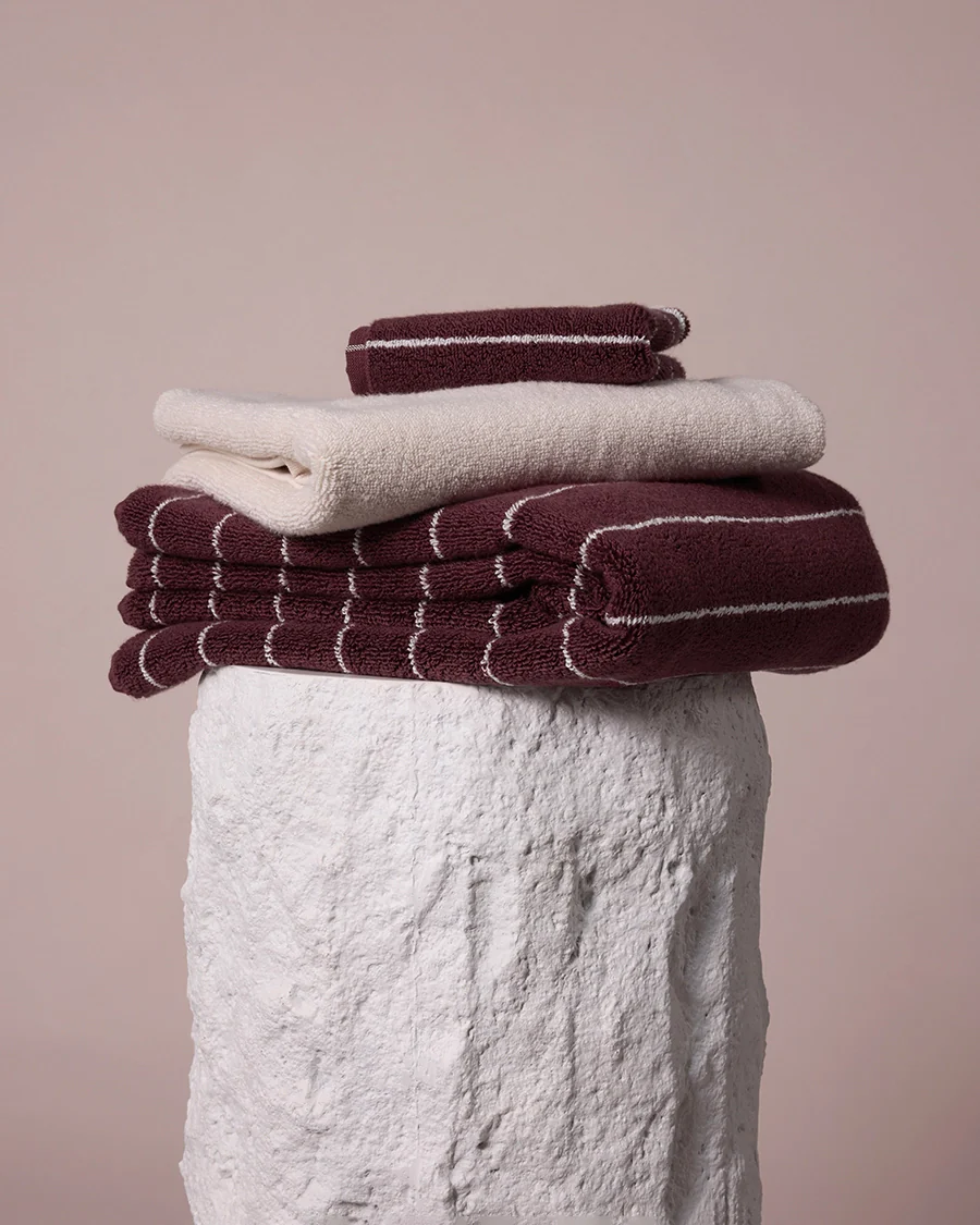 2 Pack Face Washer - Merlot - Image 2