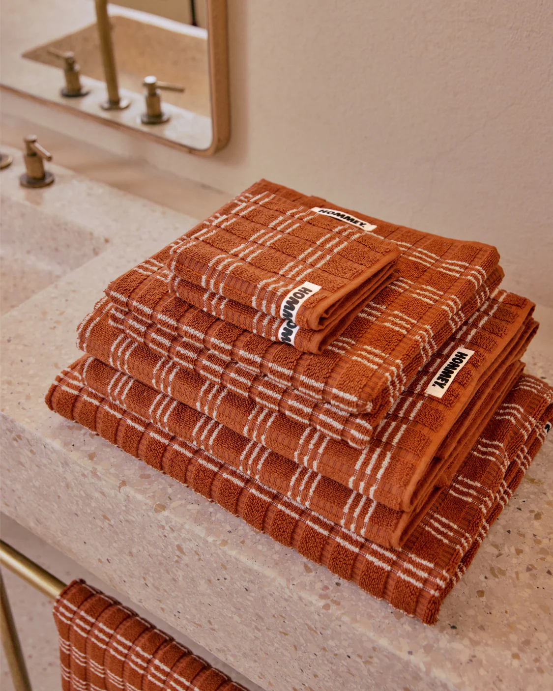 2 Pack Face Washer - Terracotta - Image 3