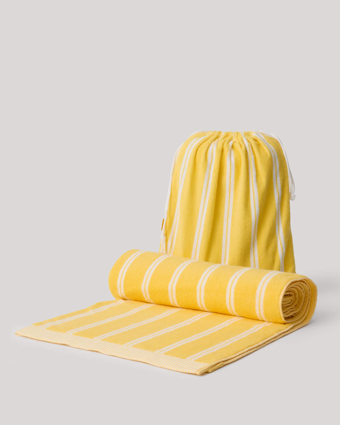 Beach Towel & Carry Bag  - Lemon - Image 4
