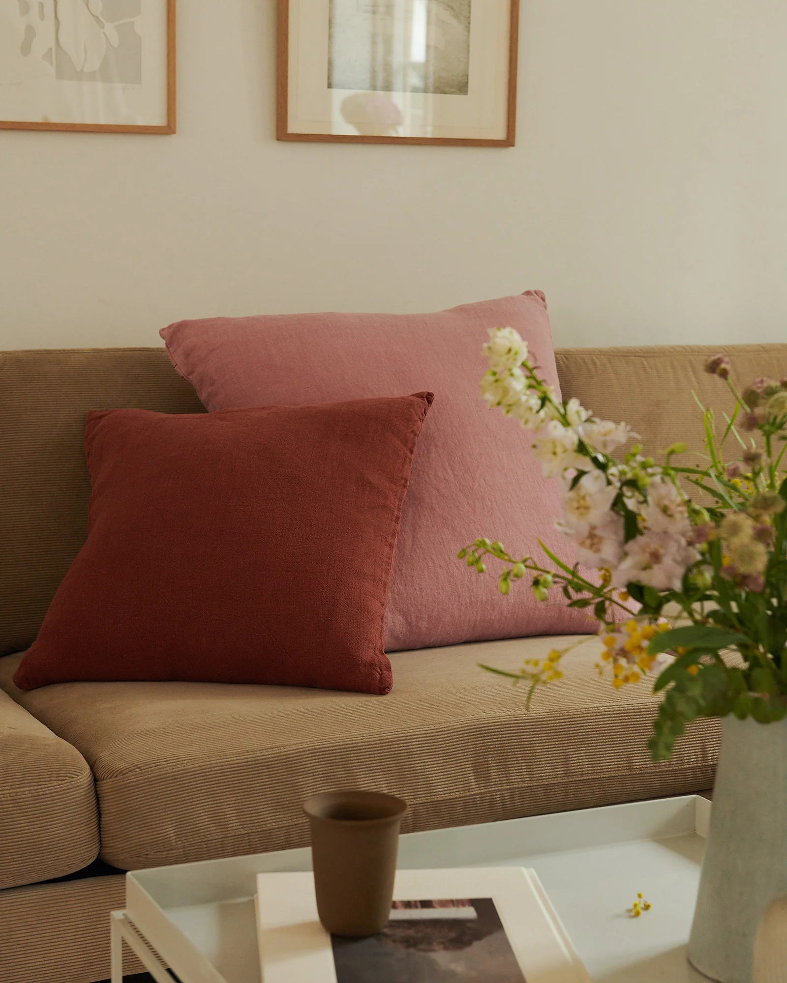 Big Linen - Blush Cushion - Image 3