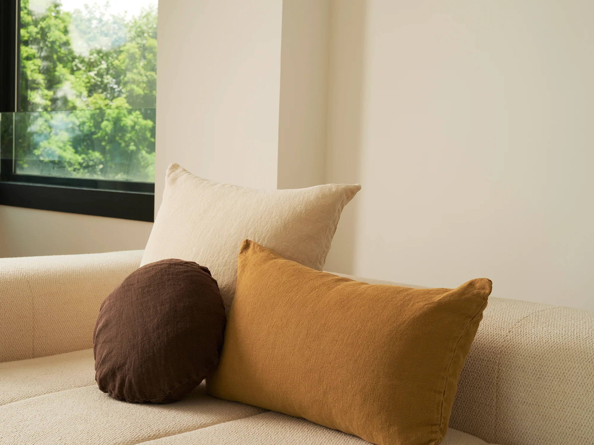 Big Linen - Oat Cushion - Image 3
