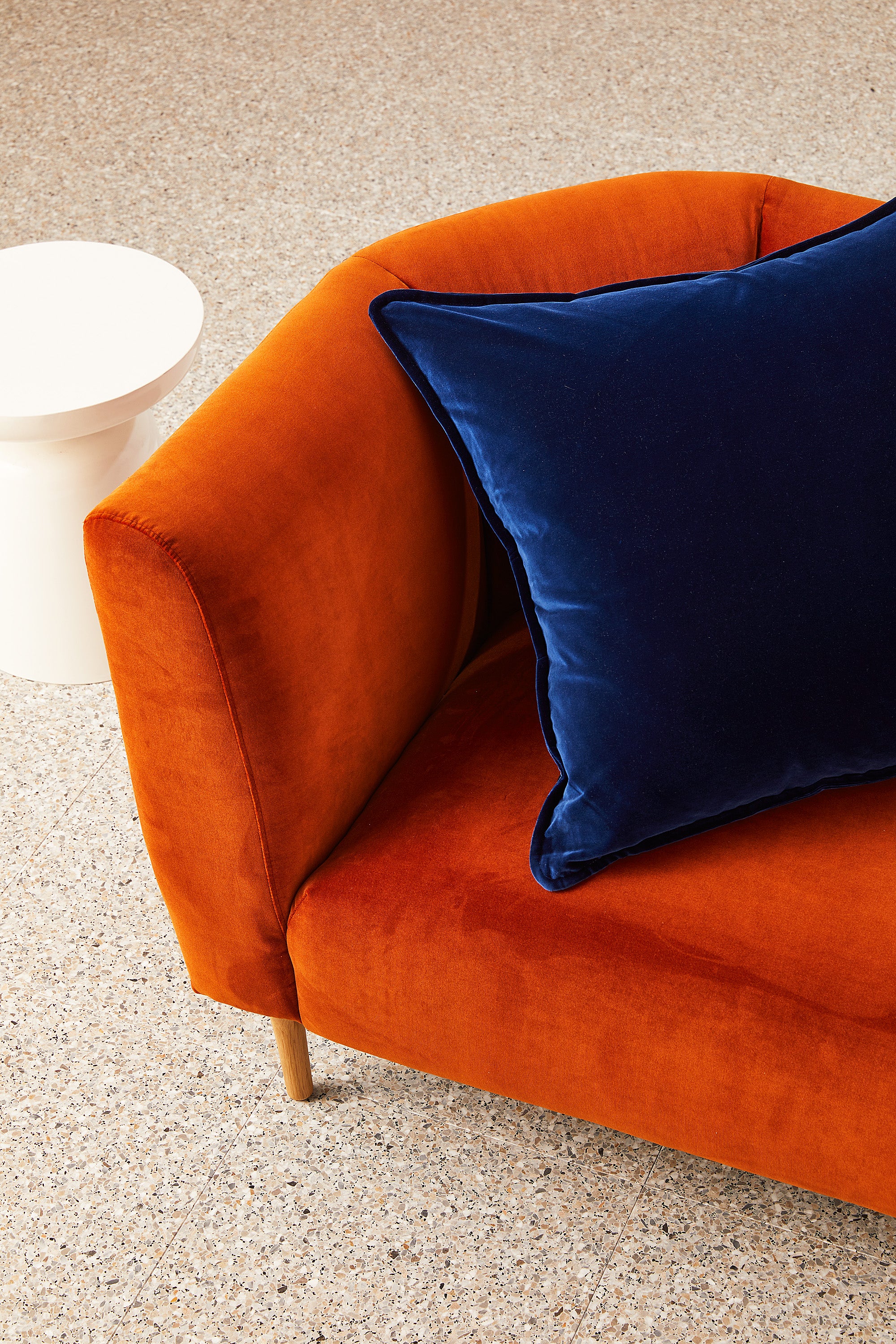 Big Velvet - Midnight Blue Cushion - Image 2