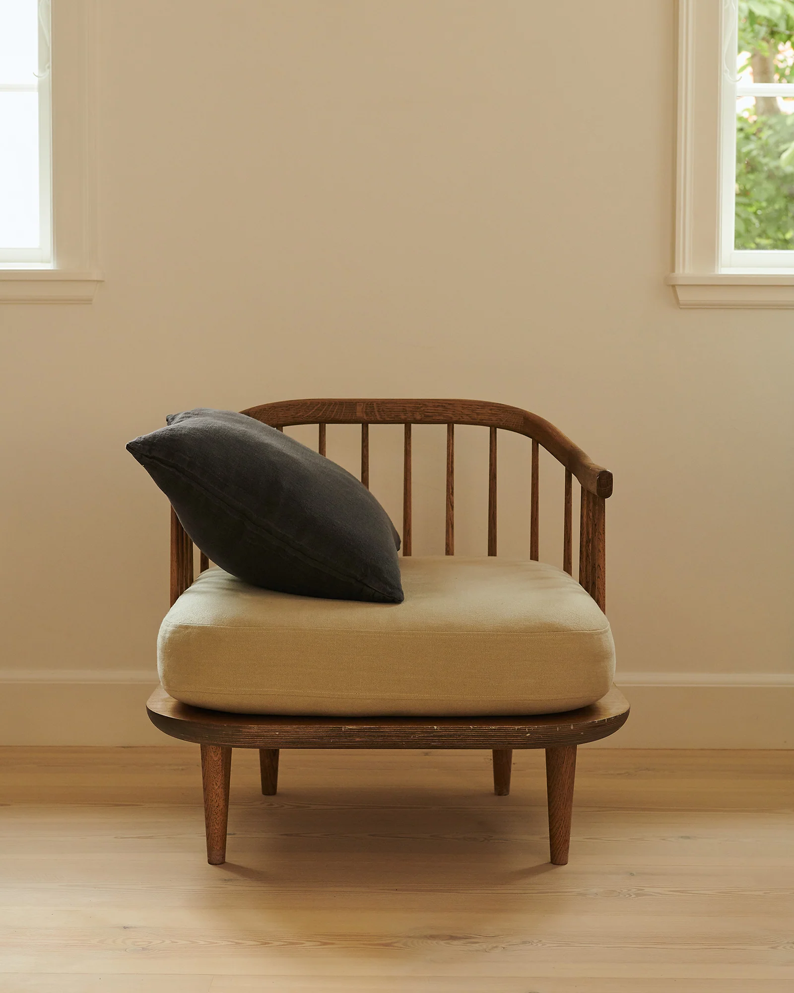 Essential Linen - Charcoal Cushion - Image 4
