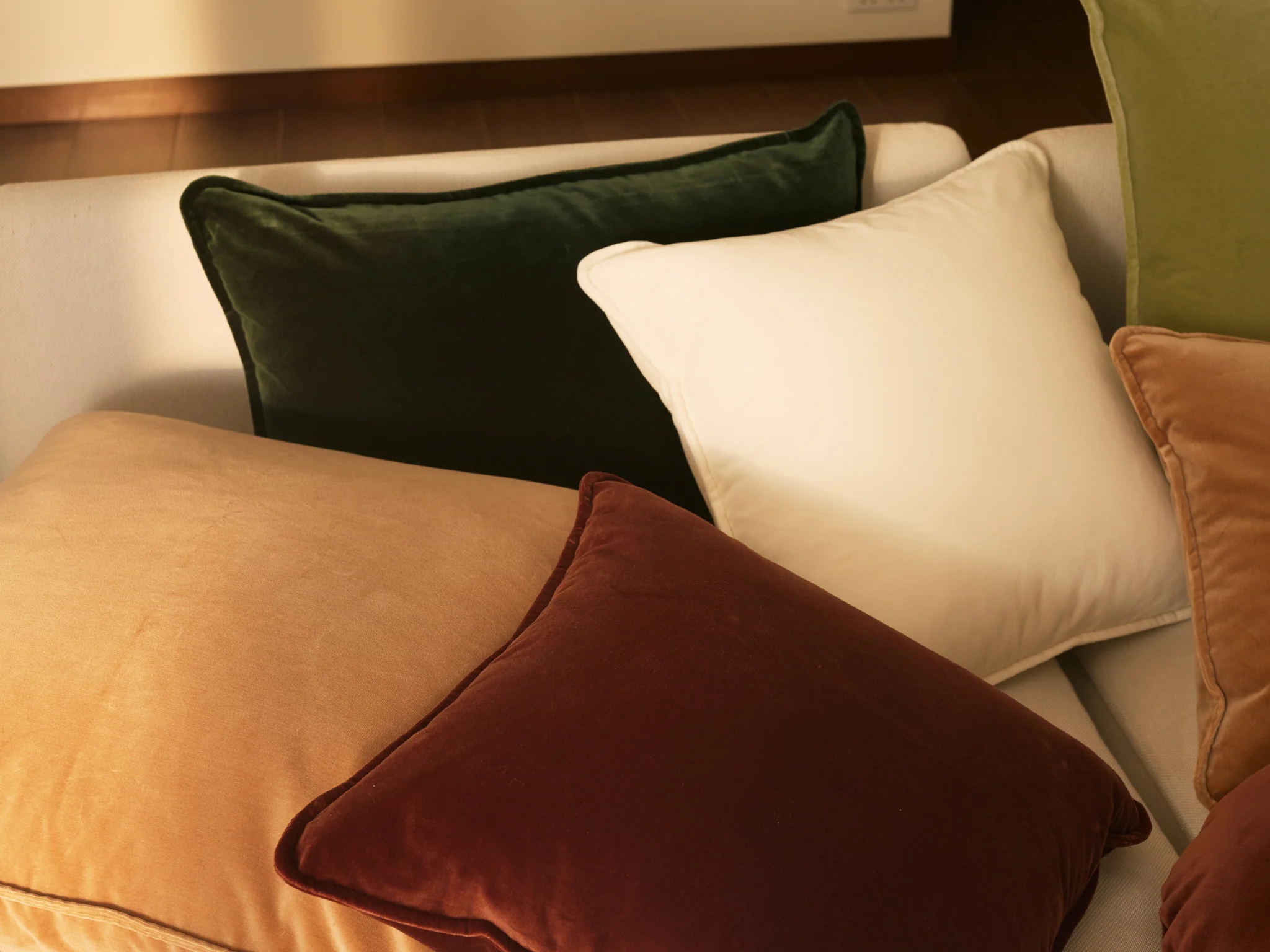 Essential Velvet - Chestnut Cushion - Image 2