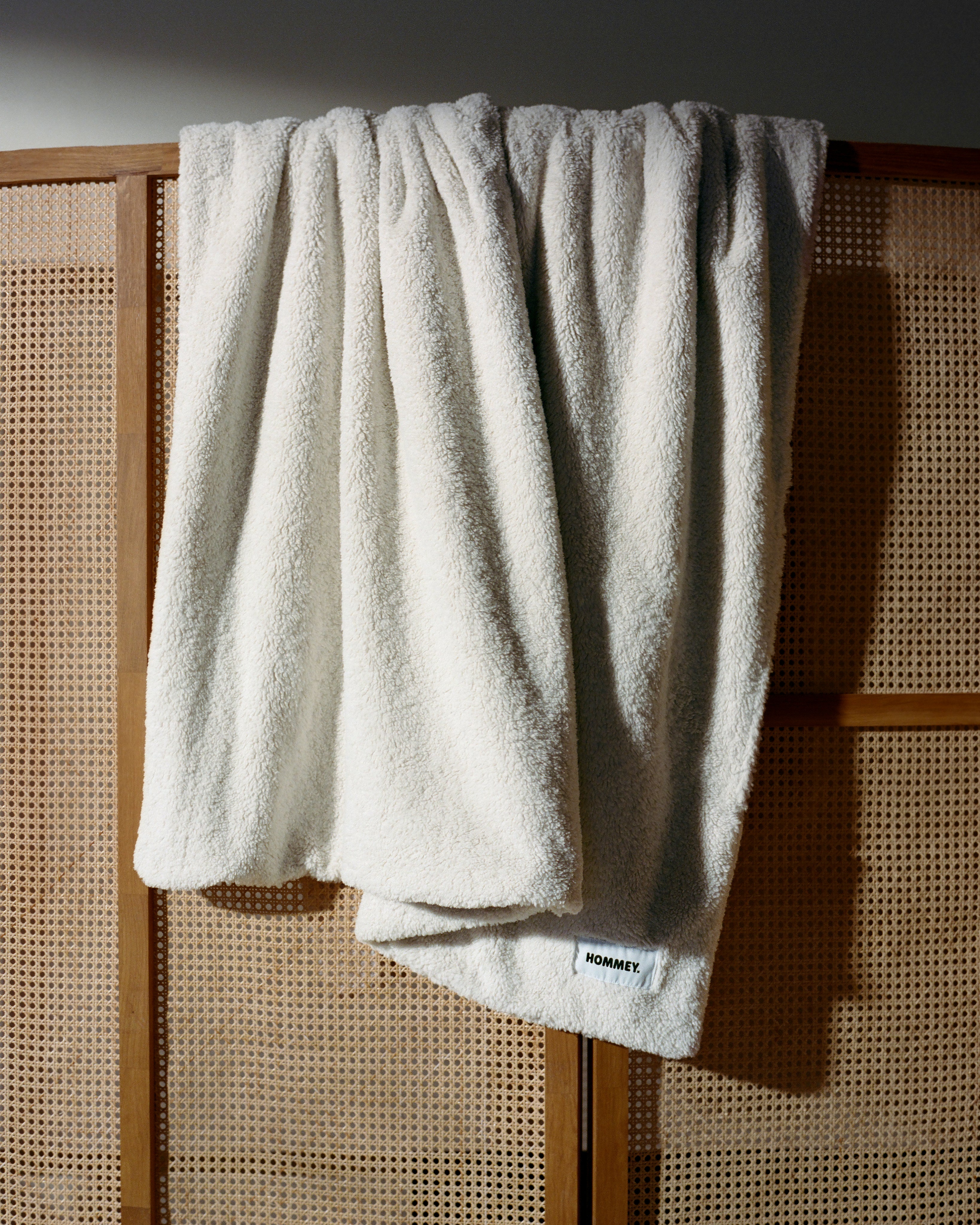 Faux Fur Throw Blanket - Marshmallow - Image 2