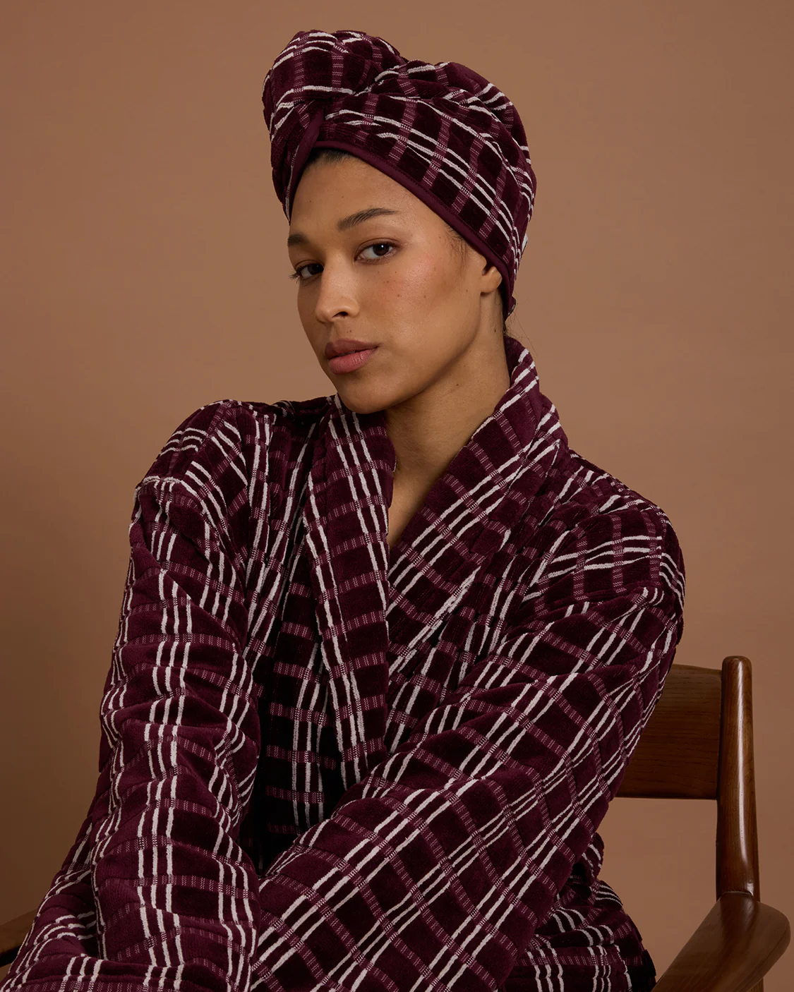 Hair Wrap - Blackberry