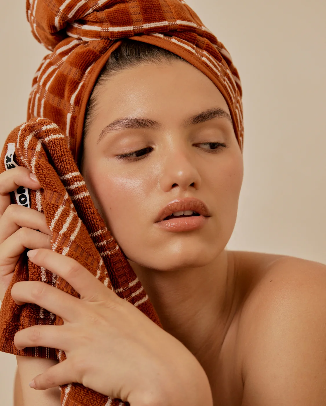 Hair Wrap - Terracotta - Image 4
