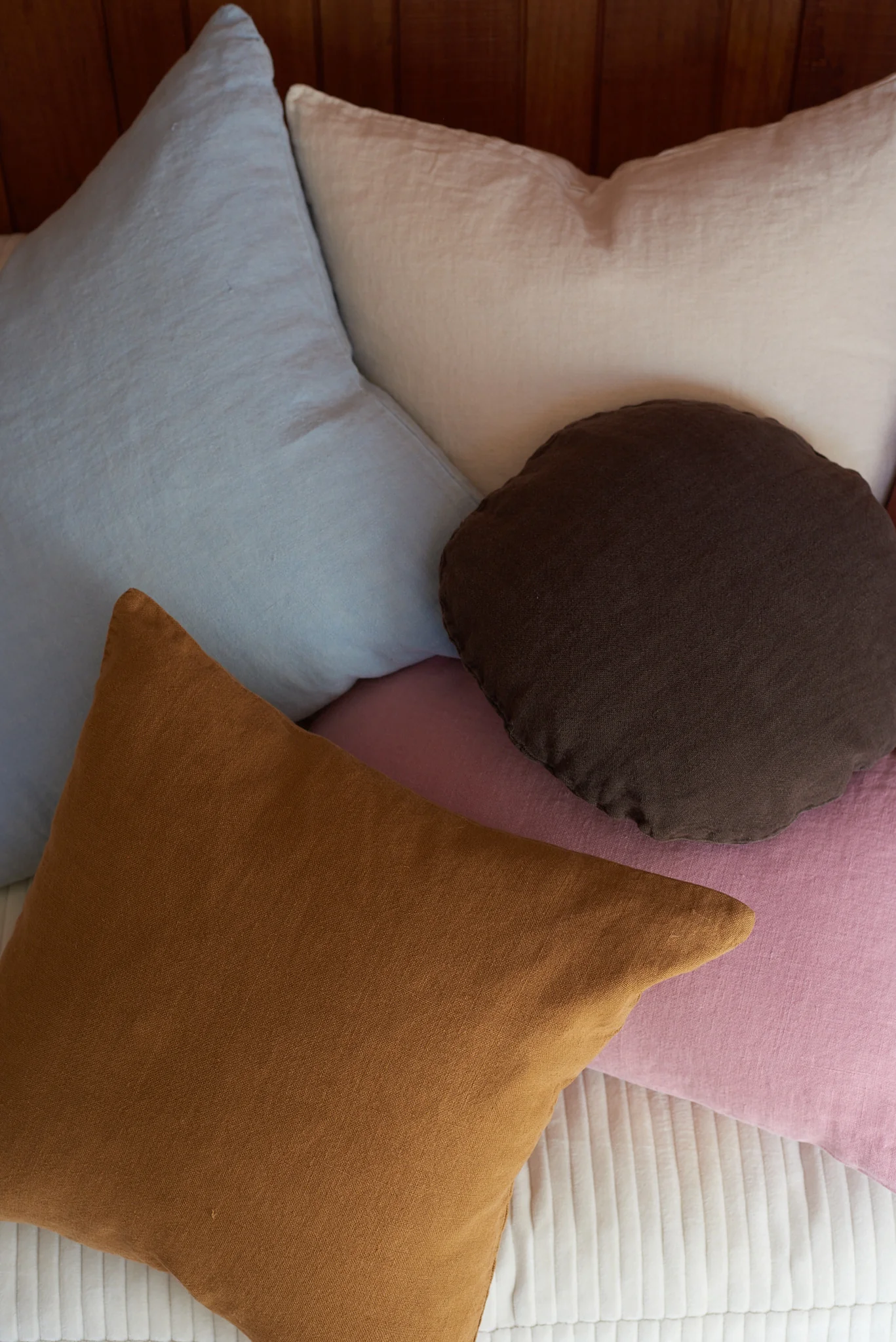 Junior Linen - Chocolate Cushion - Image 2