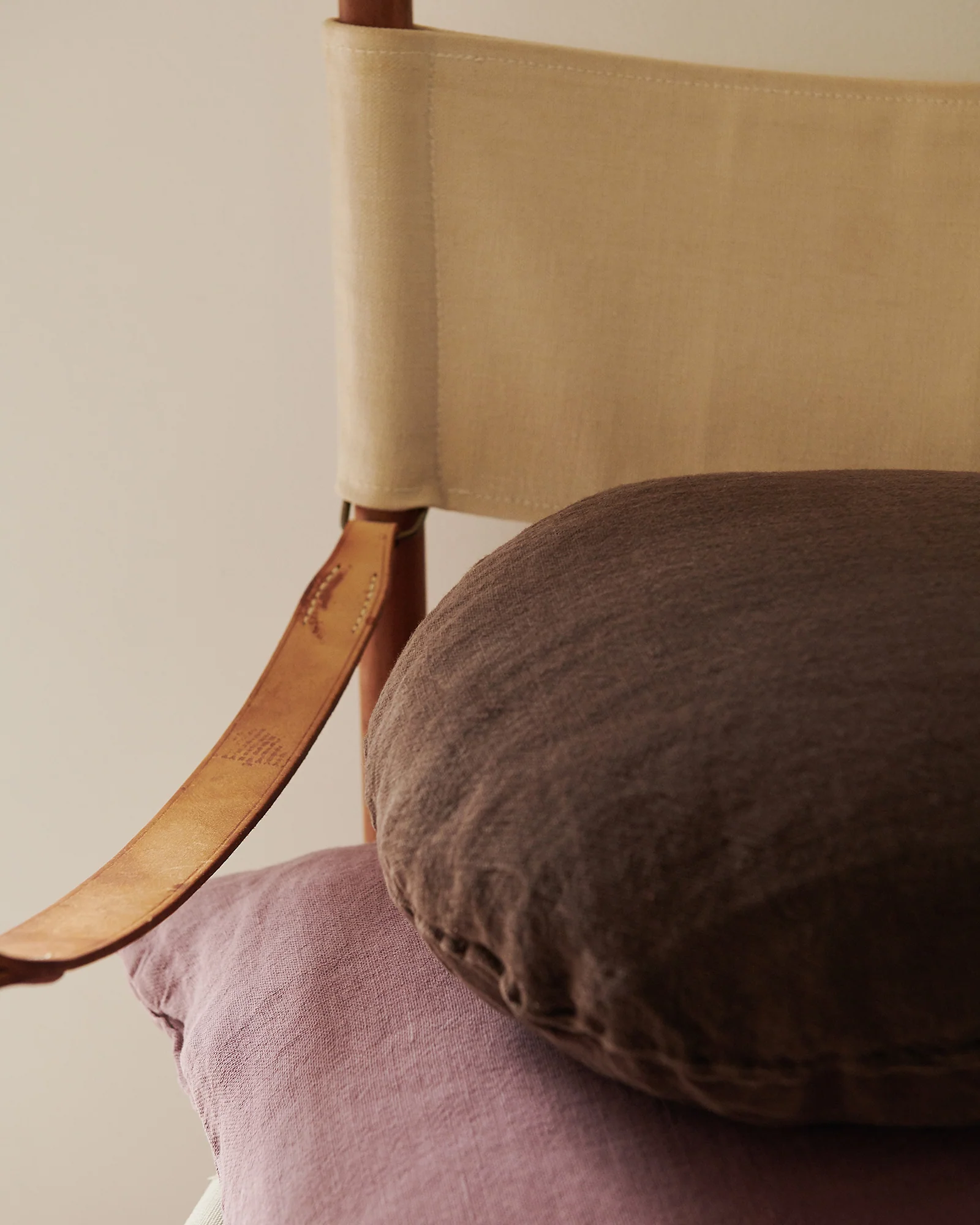 Junior Linen - Chocolate Cushion - Image 3