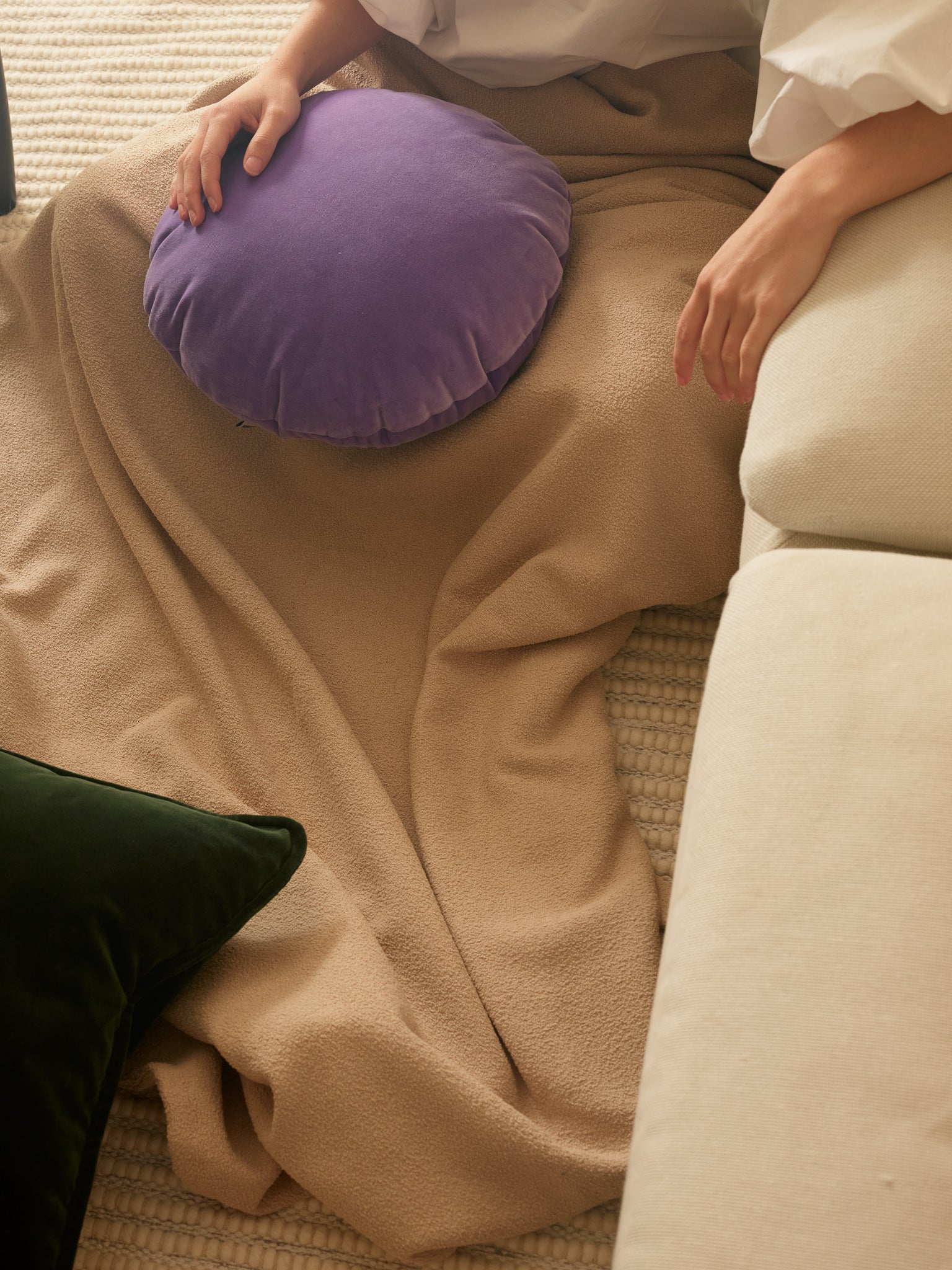 Junior Velvet - Grape Cushion - Image 3