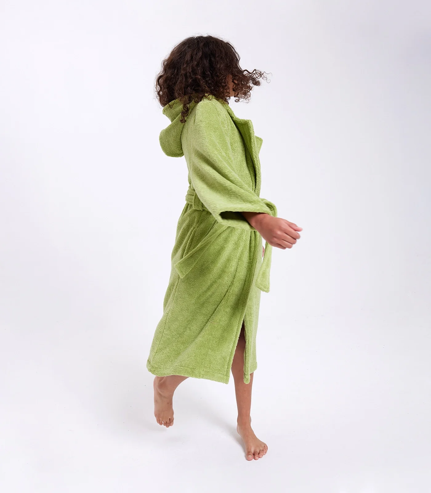 Kids Robe - Wasabi - Image 6