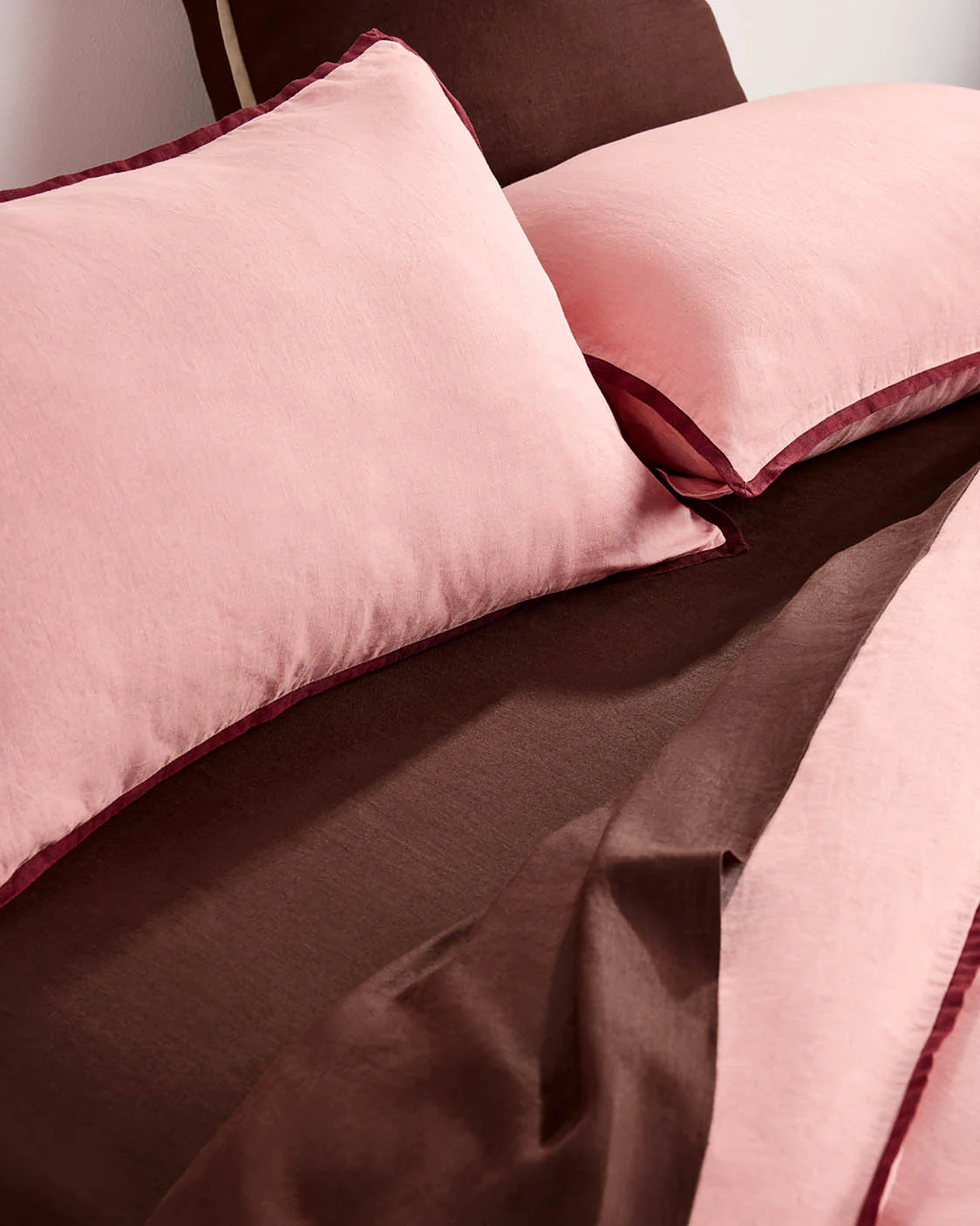 Linen Fitted Sheet - Brown Sugar - Image 2