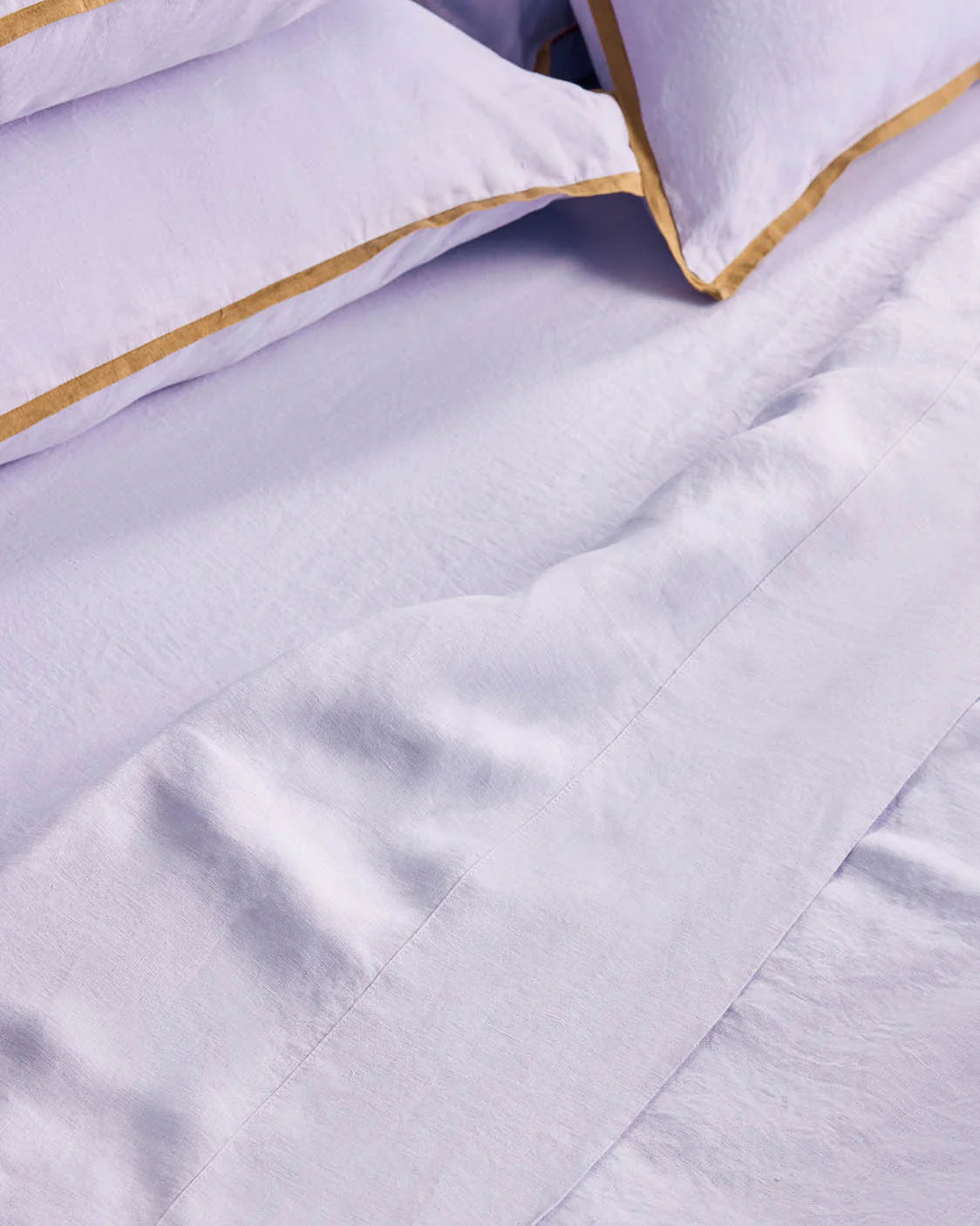 Linen Fitted Sheet - Wisteria - Image 3
