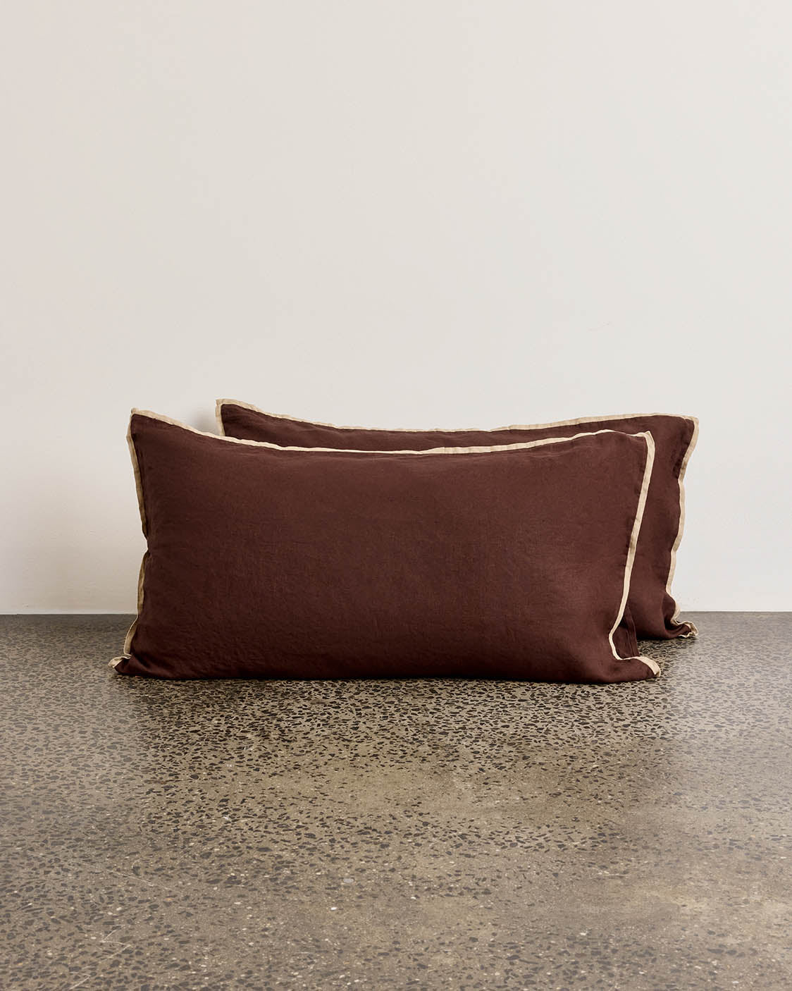 Linen Pillowcase Pair - Brown Sugar - Image 6