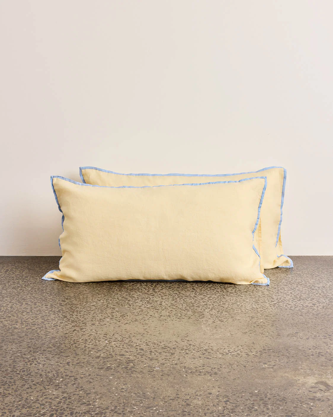 Linen Pillowcase Pair - Butter - Image 4