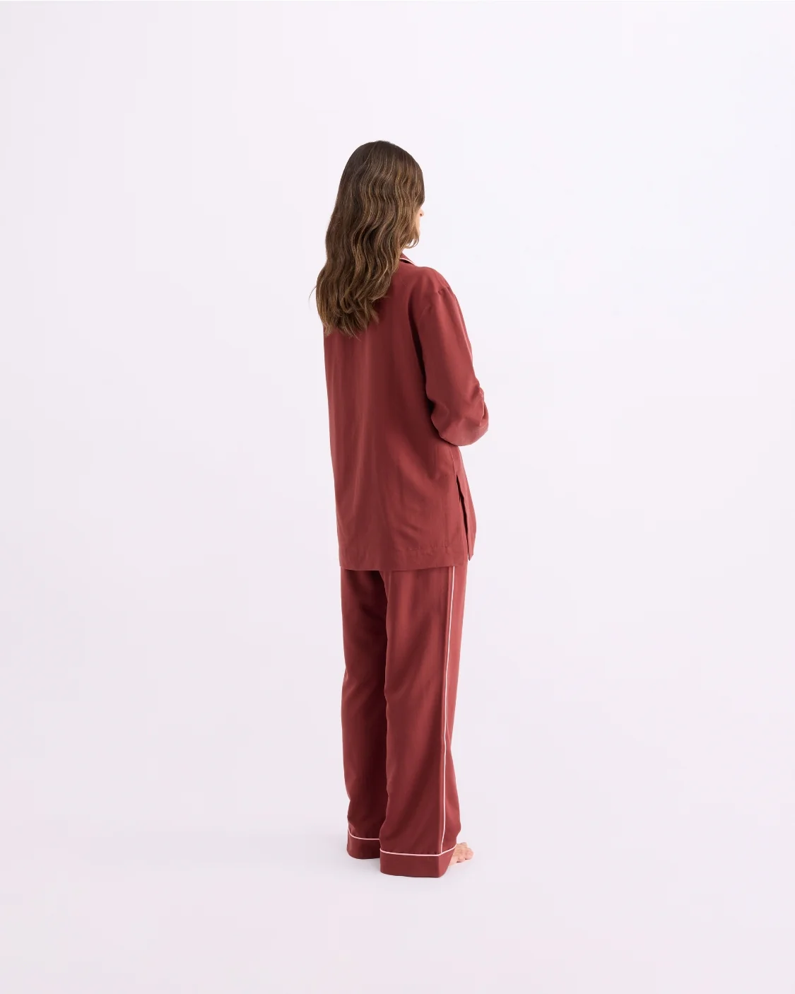 Long Sleeve Sleep Shirt - Rocky Road - Image 4