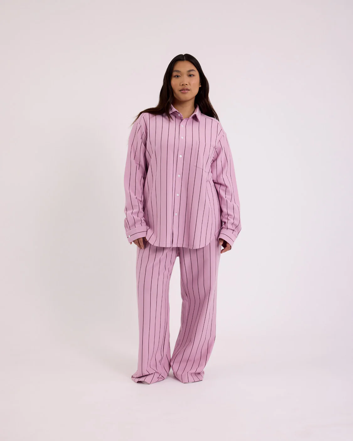 Long Sleeve Sleep Shirt - Aster - Image 2
