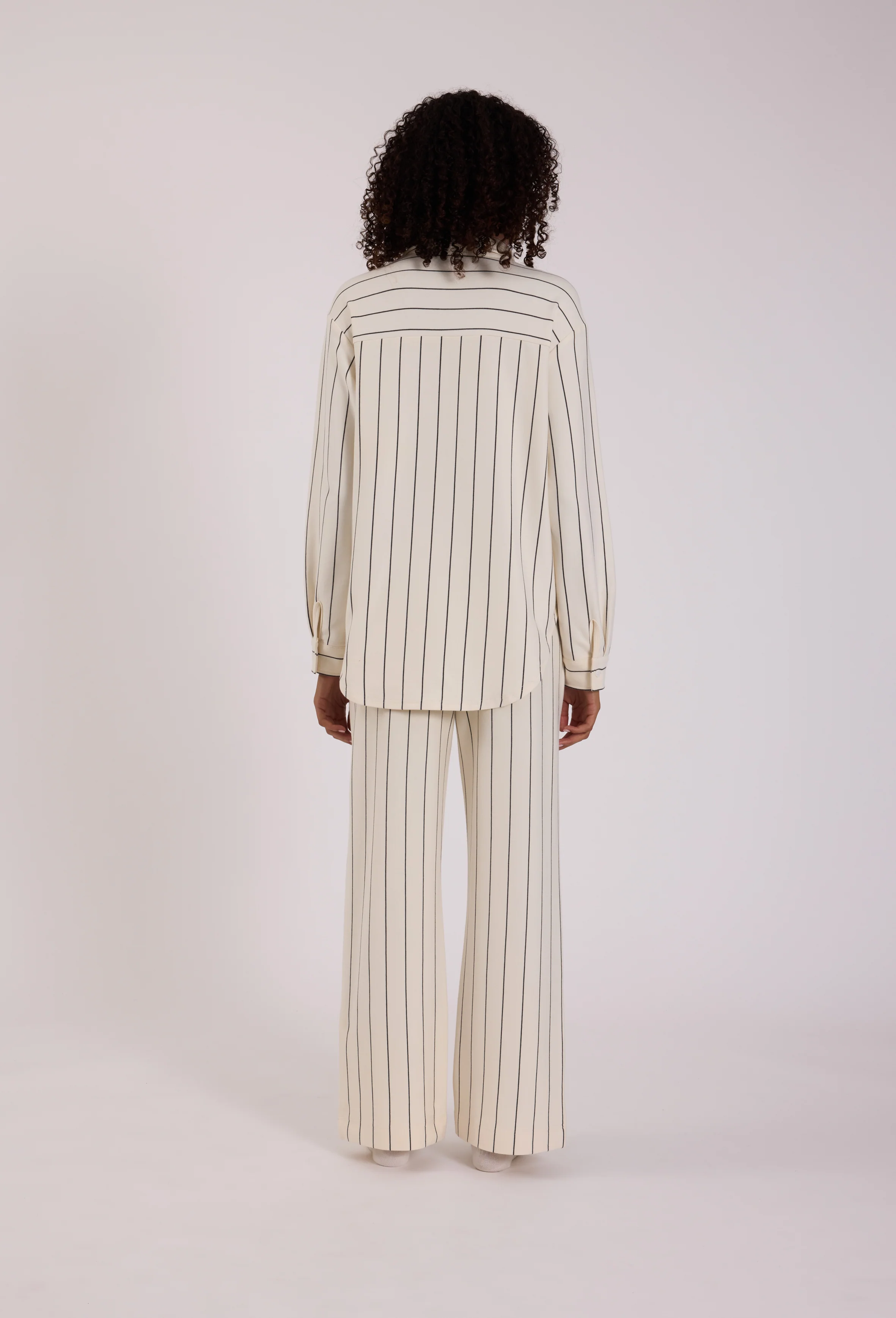 Long Sleeve Sleep Shirt - Snow - Image 4