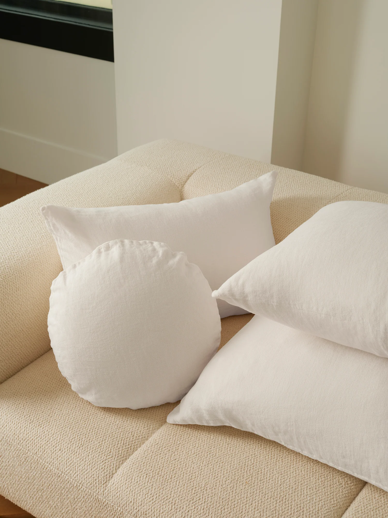 Lumbar Linen - Milkshake Cushion - Image 2