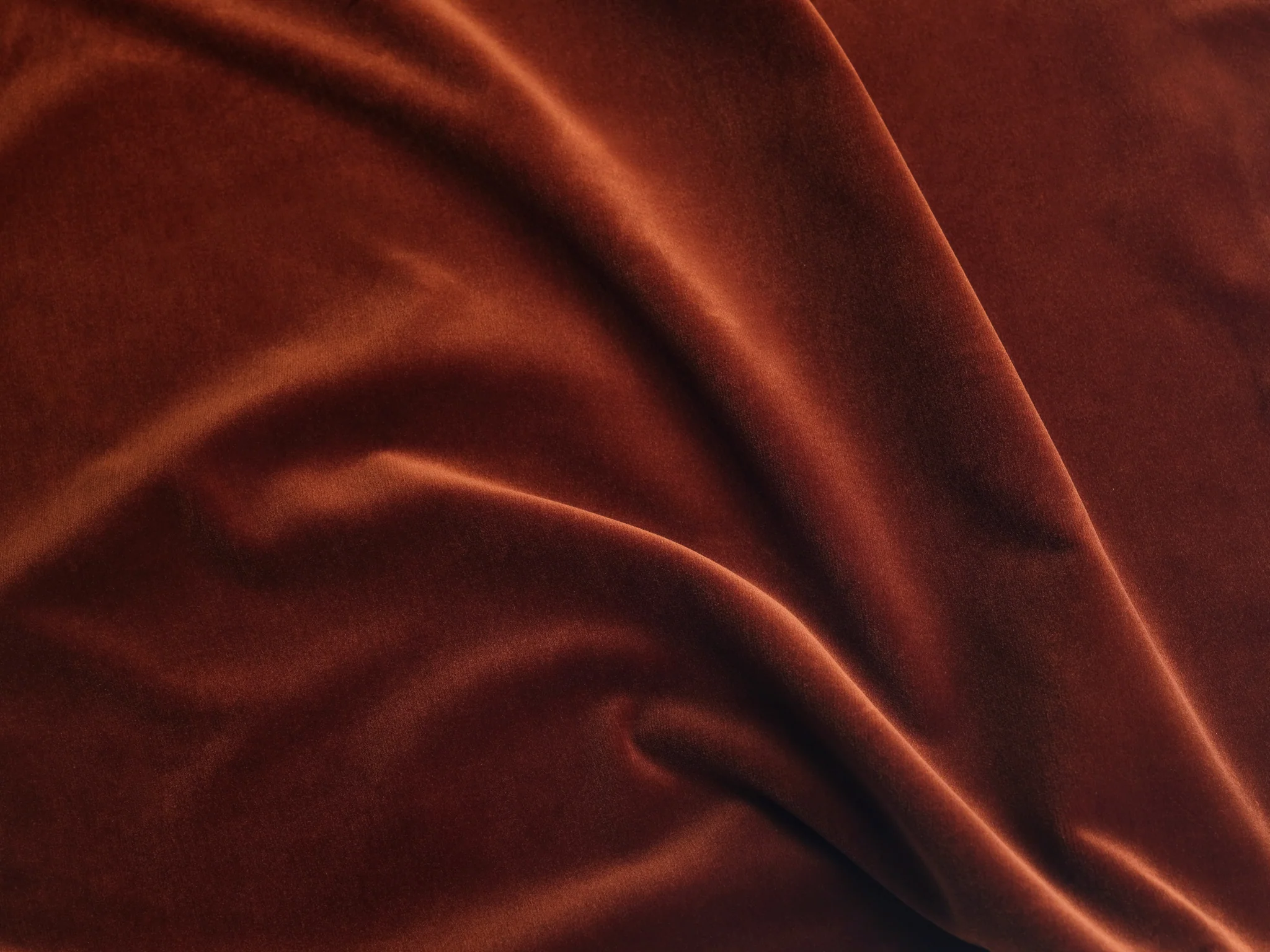 Lumbar Velvet - Chestnut Cushion - Image 3