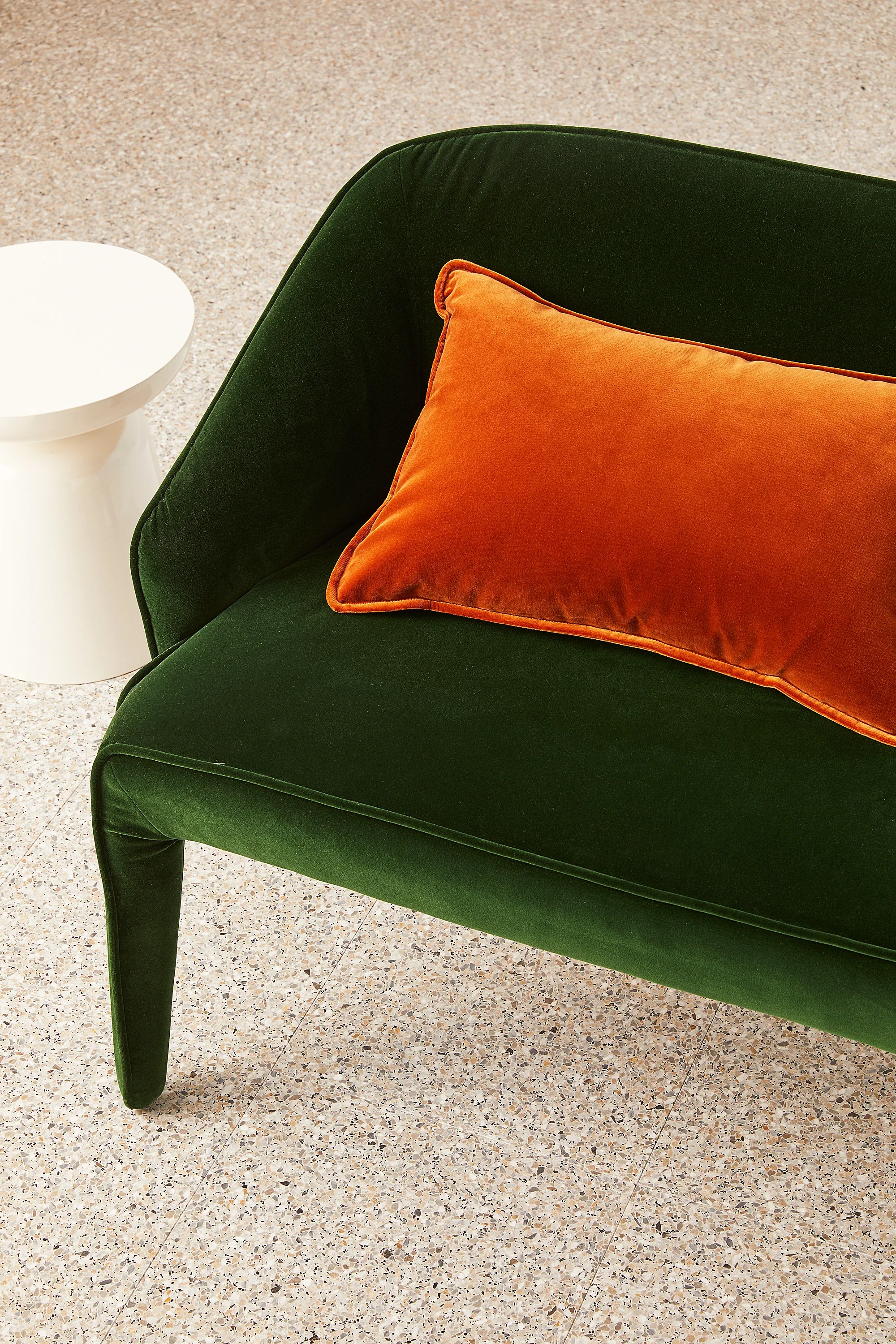 Lumbar Velvet - Toffee Cushion - Image 3