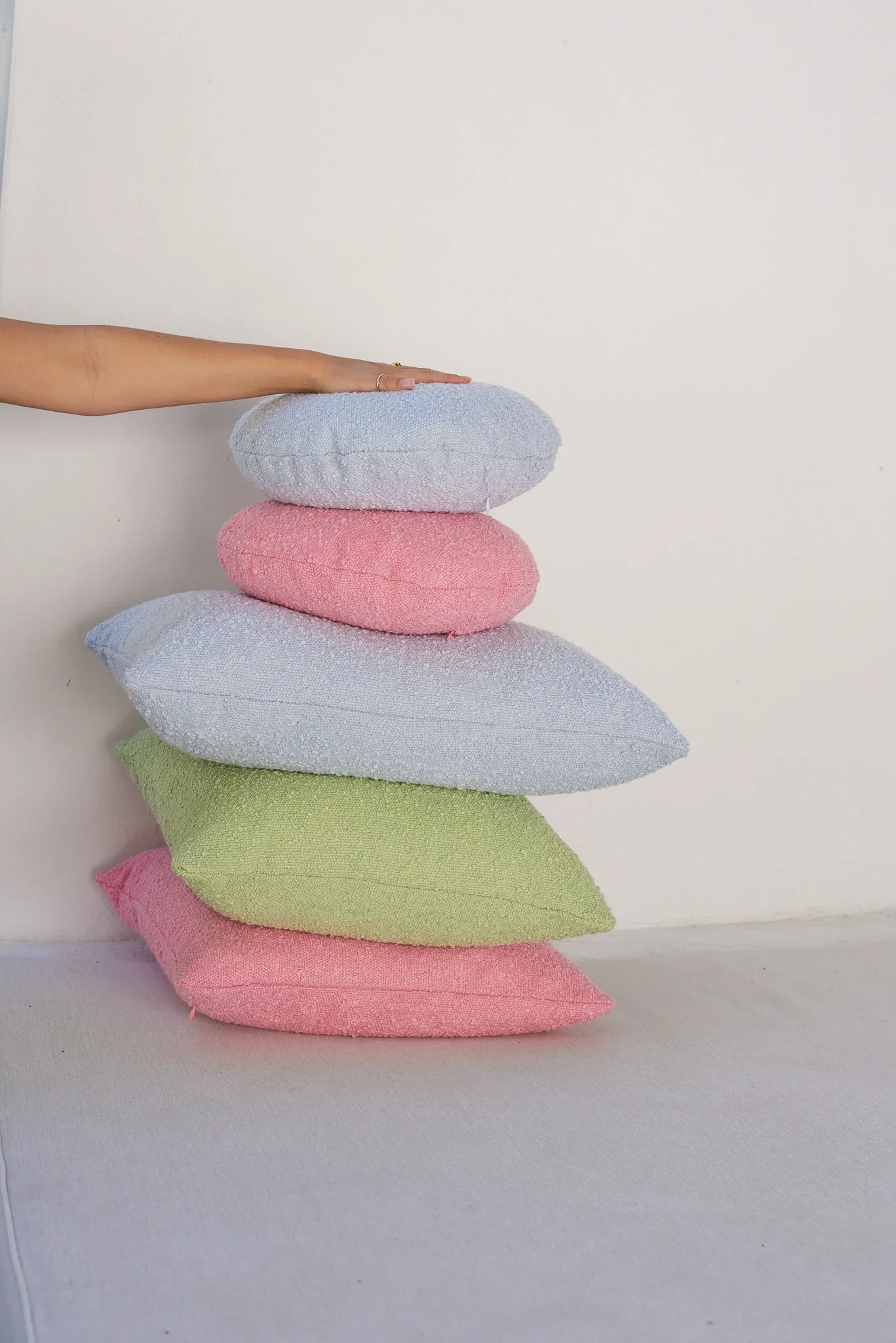 New - Junior Boucle Cushion - Image 2