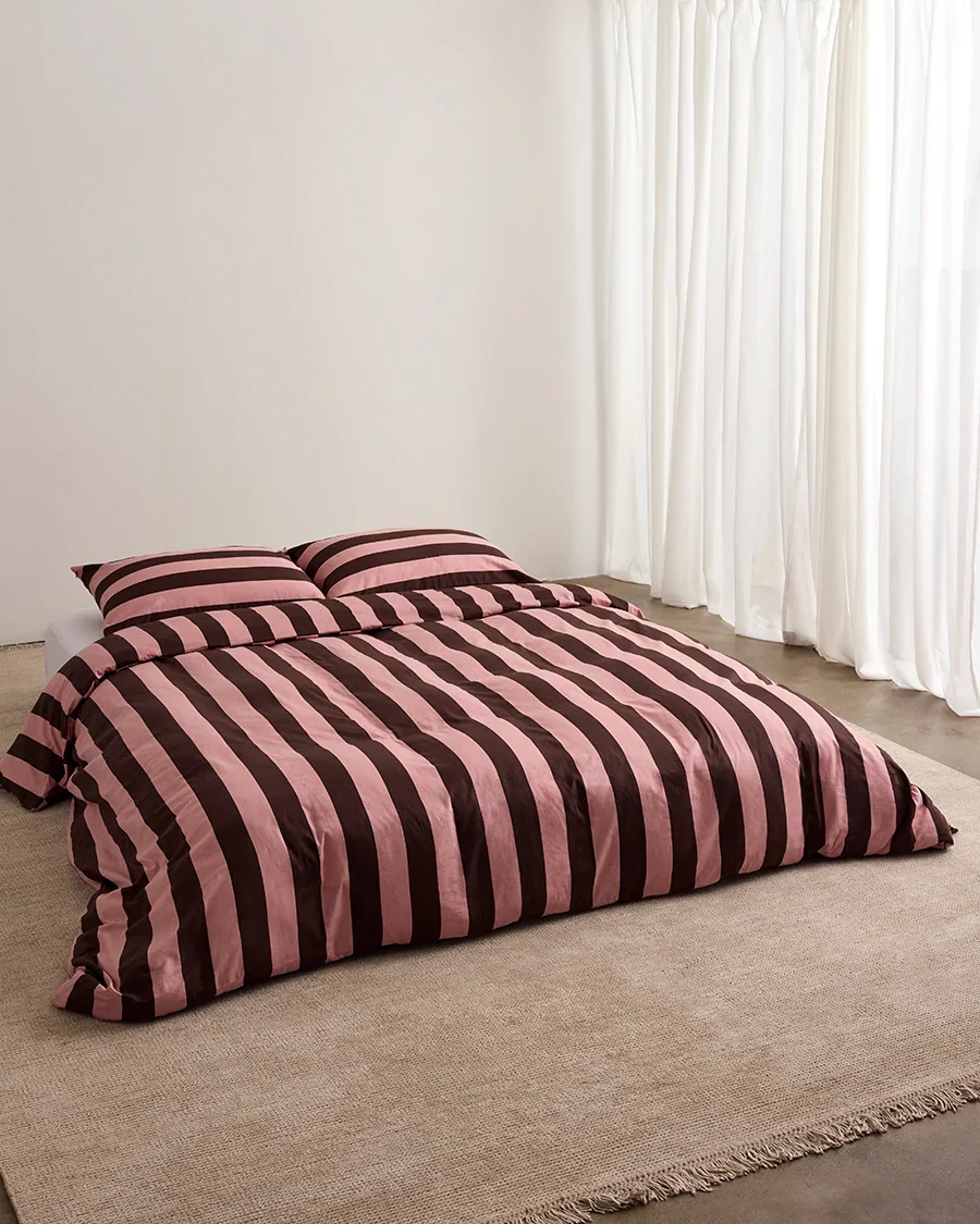 Pillowcase Pair - Rocky Road Stripes - Image 2