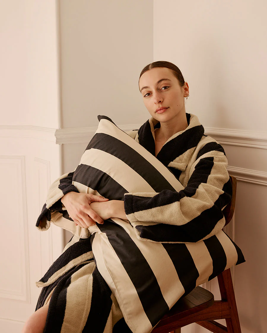 Pillowcase Pair - Vanilla Bean Stripes - Image 6
