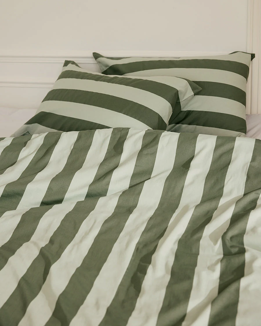 Quilt Cover - Wasabi Stripes - Image 3