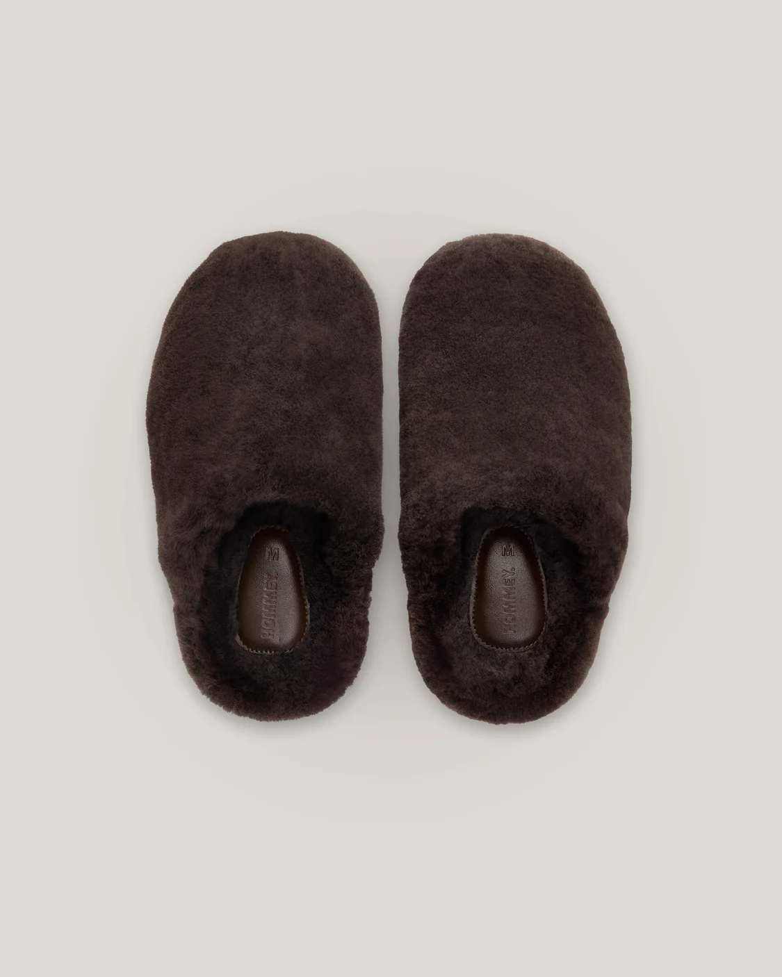 Sheepskin Slippers - Chocolate - Image 4