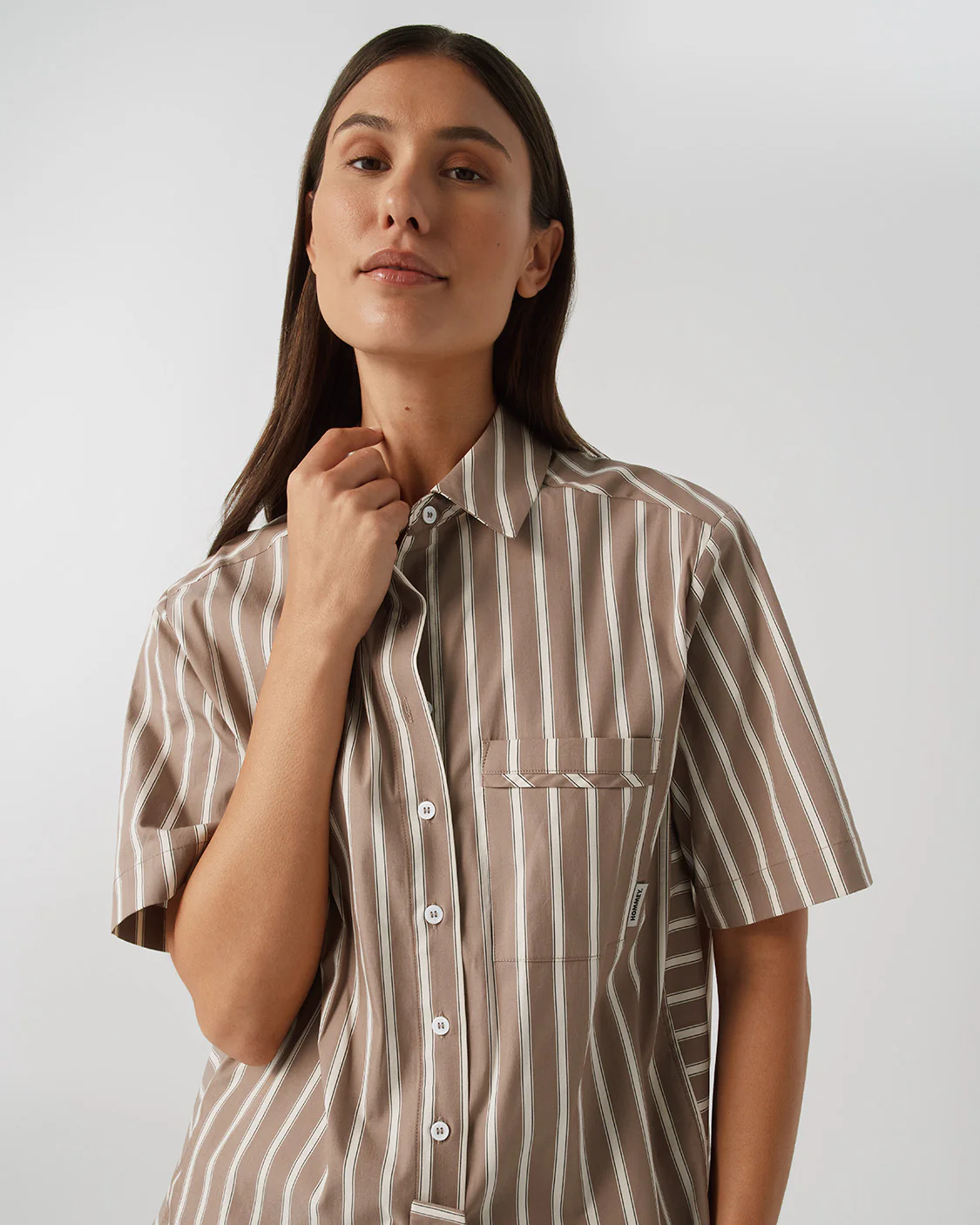 Short Sleeve Shirt - Hazelnut