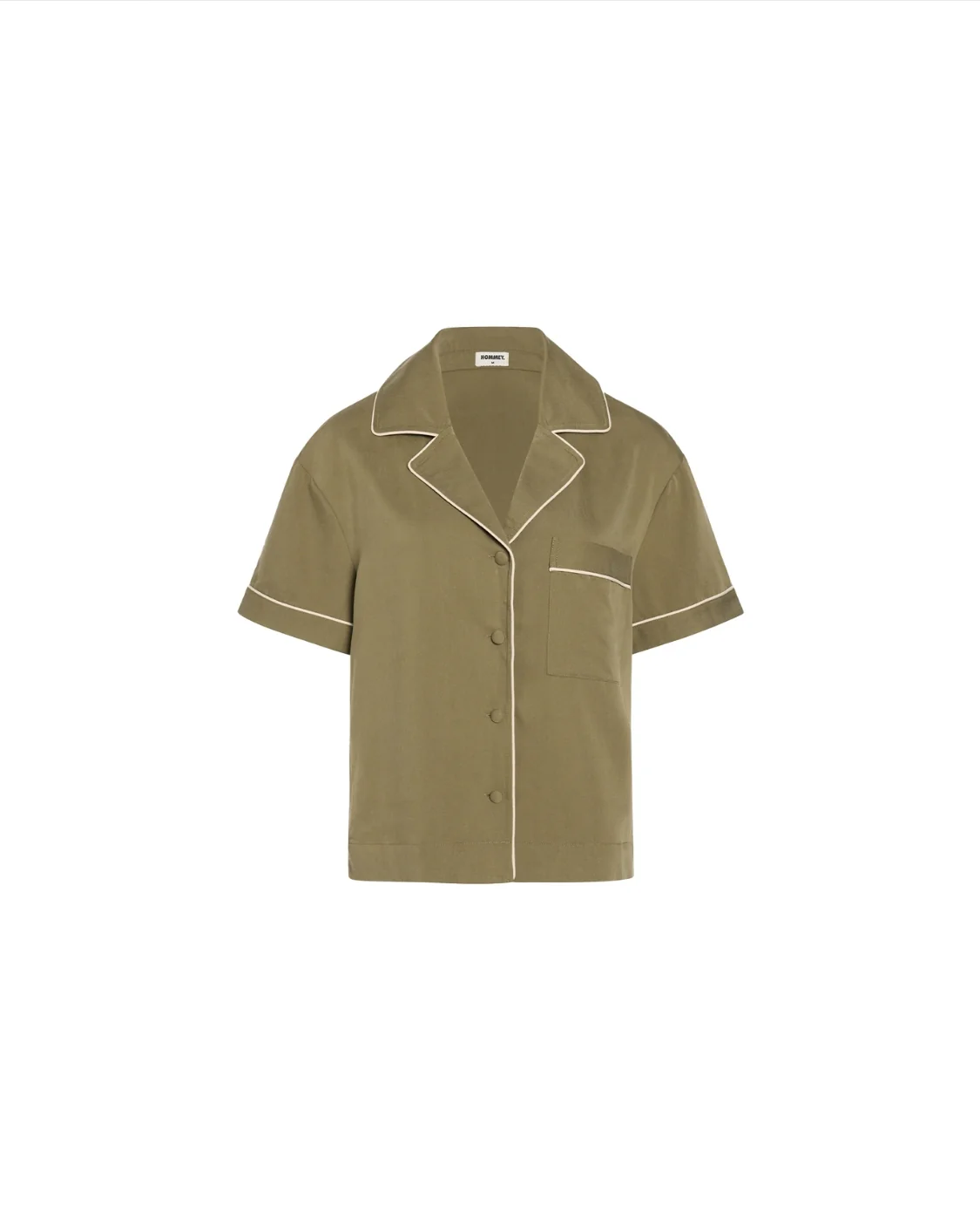 Short Sleeve Sleep Shirt - Matcha - Image 3