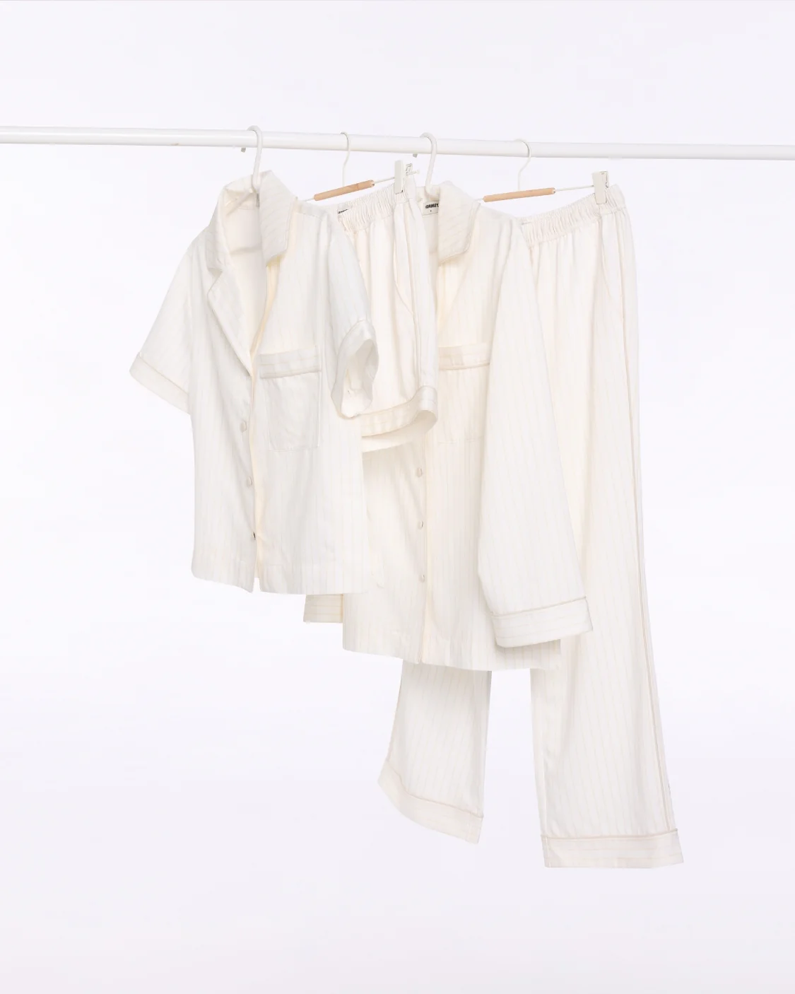 Short Sleeve Sleep Shirt - Milkshake Stripes - Image 7