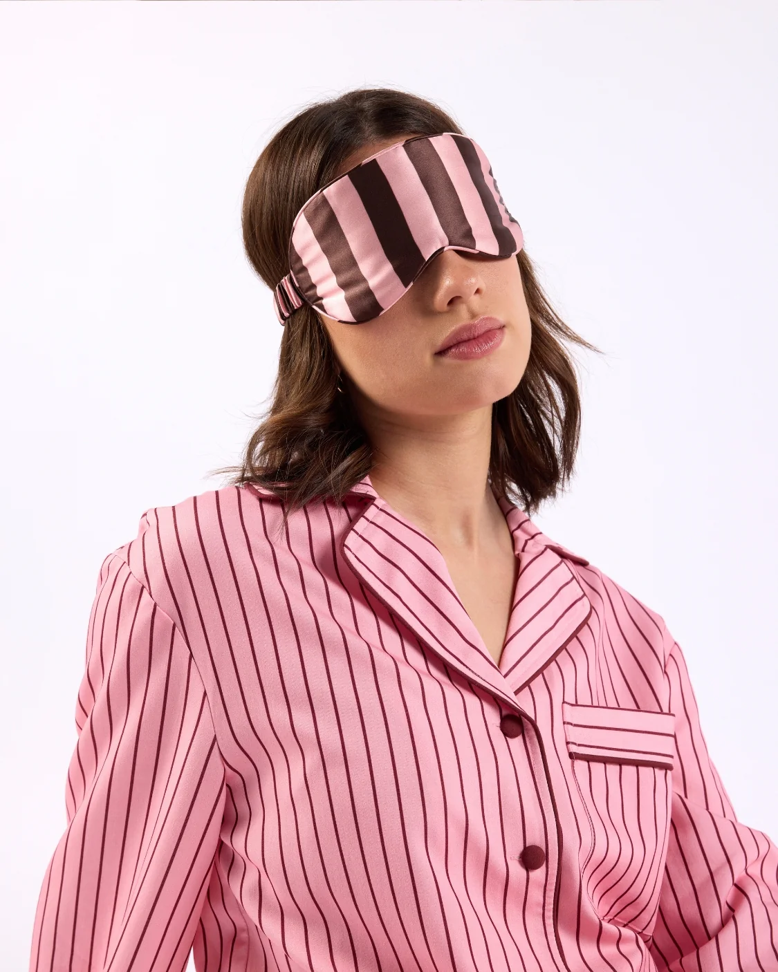 Silk Eyemask - Rocky Road Stripes - Image 3