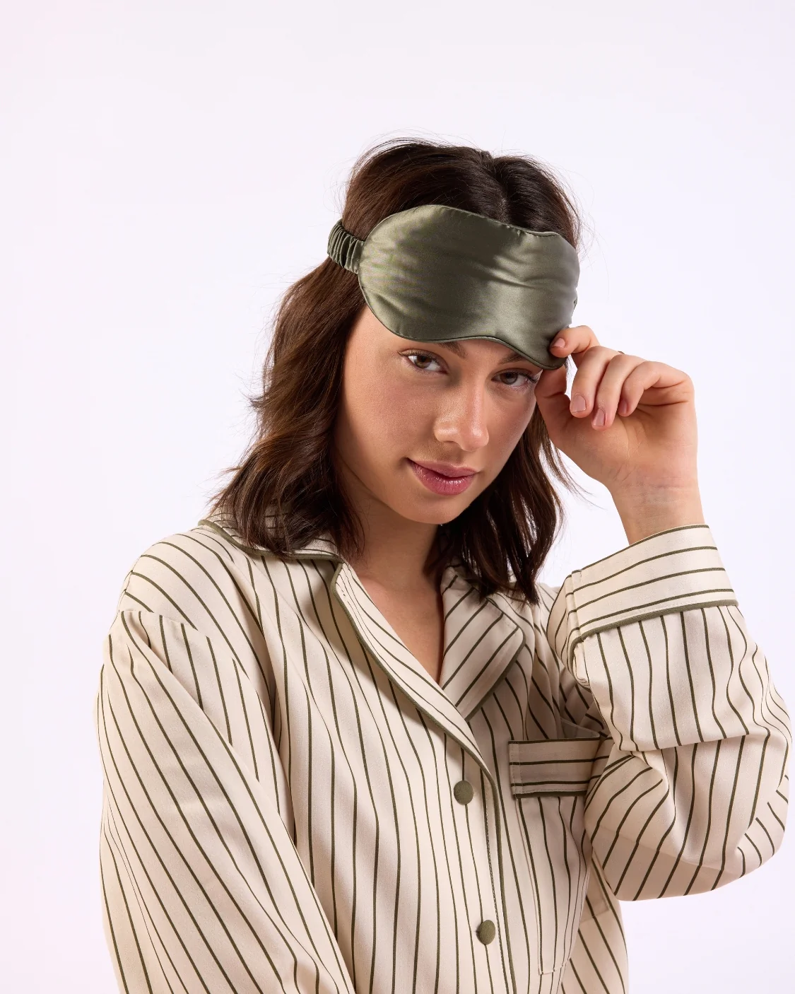Silk Eyemask - Sage - Image 3