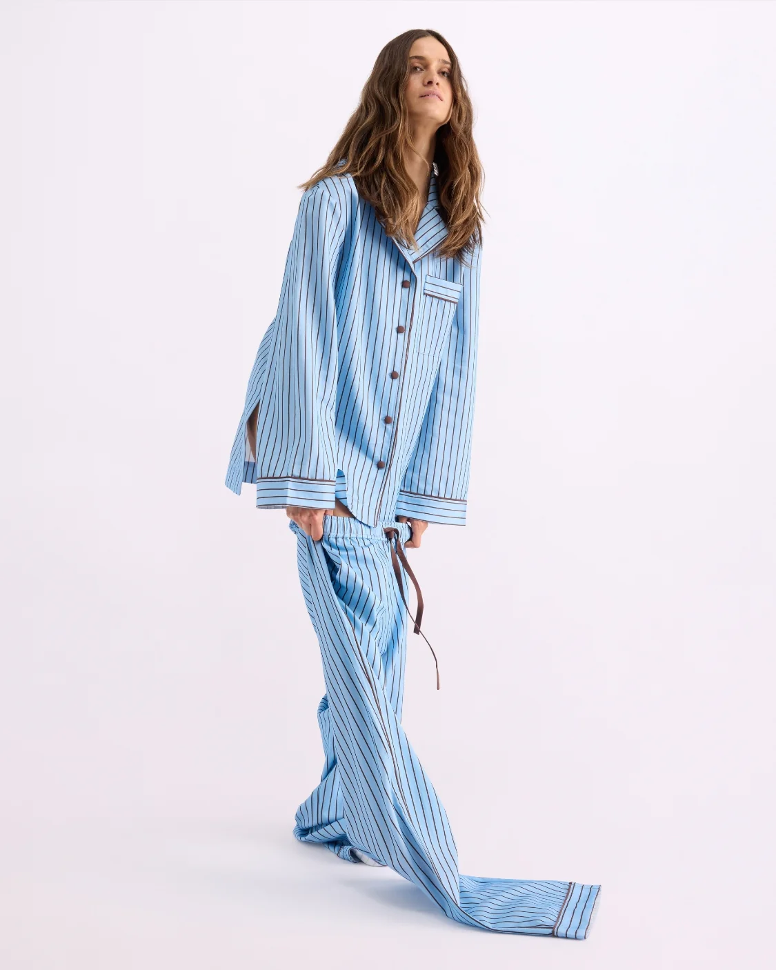 Sleep Pant - Iced Chocolate Stripes - Image 5