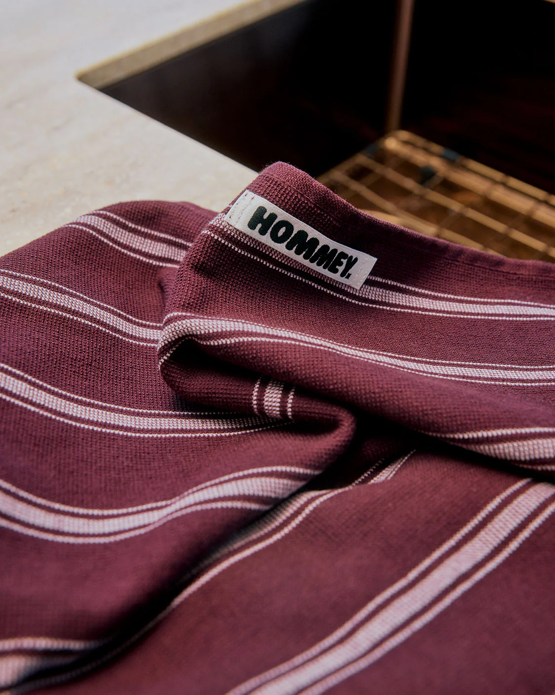 Tea Towel - Mulberry - Image 2