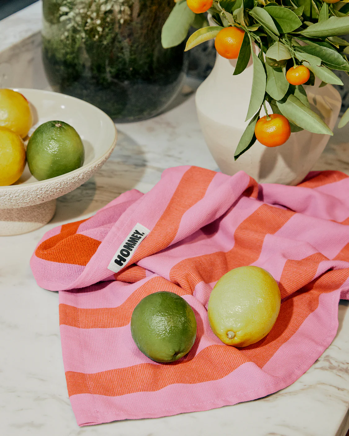 Tea Towel - Sherbet Stripes - Image 2